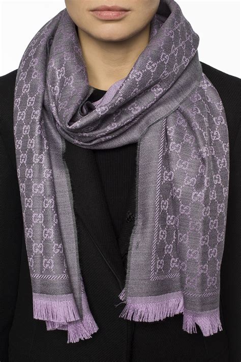 gucci scarf purple|gucci scarf women pink.